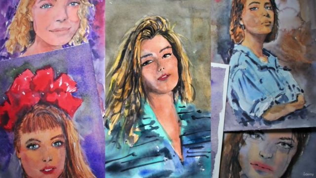 Watercolor Faces and Portraiture: Essential Techniques - Screenshot_02