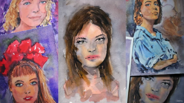 Watercolor Faces and Portraiture: Essential Techniques - Screenshot_03
