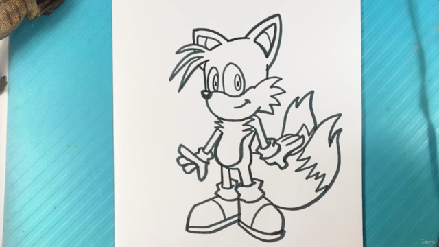 How to Draw Sonic the Hedgehog  I Cartoon Drawing Animation - Screenshot_03