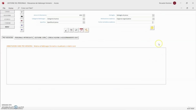 Controllo di gestione produzione con software modificabile – Screenshot 3