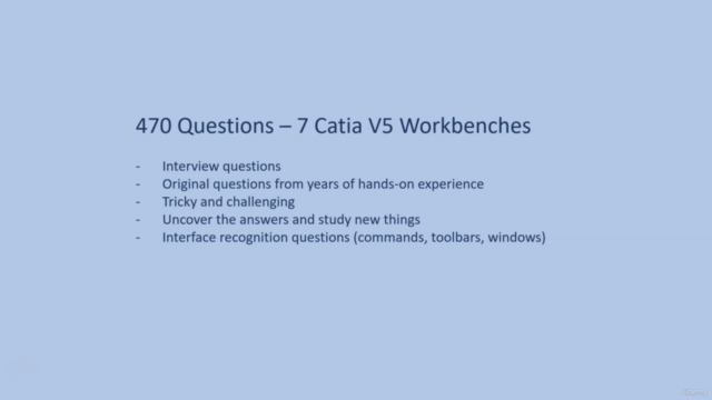 Catia V5 - 470 Interview Questions - from Basic to Advanced - Screenshot_02
