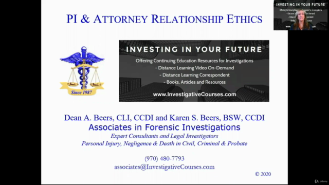 Investigator Ethics for the PI, Consumer and Client – Screenshot 3