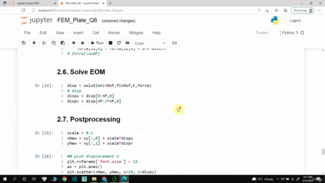 Finite Element Analysis with Python - Fundamental-2D – Screenshot 4