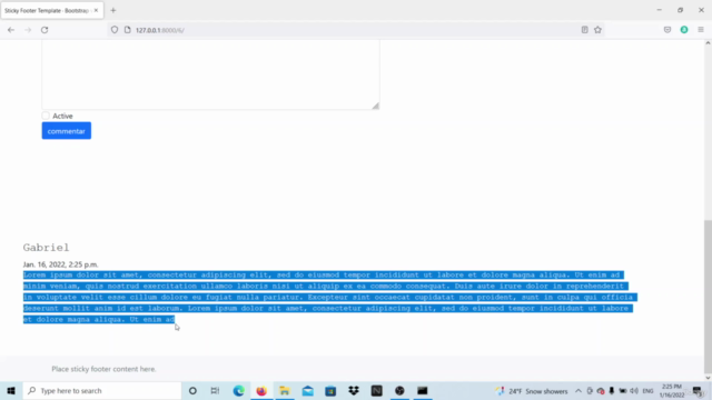 Crea un Blog con Django & Sistema de comentarios – Screenshot 2