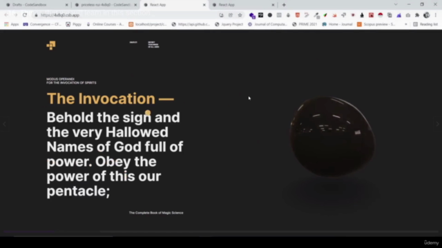 Three JS with React JS course – Screenshot 3