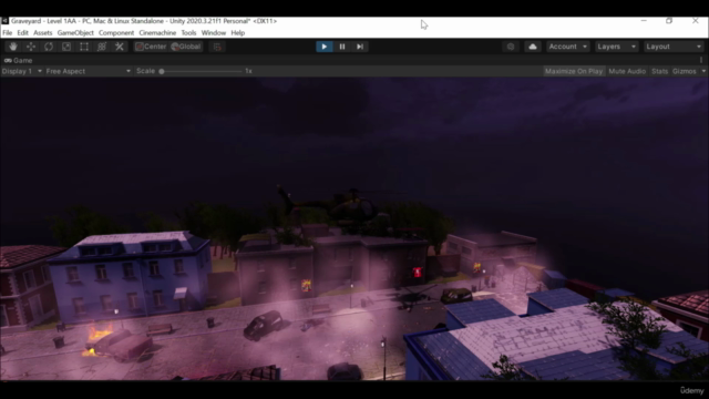 Post Apocalytic City Level Designn & Using Timeline in Unity - Screenshot_03
