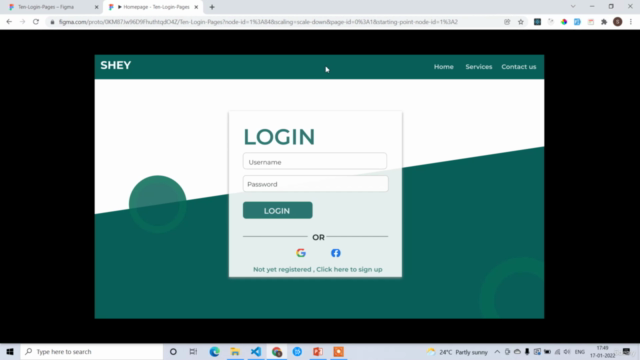 Figma to React : Build 10 Login Pages in React 2022 – Screenshot 2