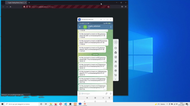 Learn Python MySql Opencv from scratch &develop crypto alert – Screenshot 1