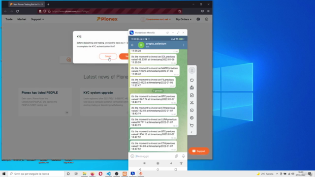 Learn Python MySql Opencv from scratch &develop crypto alert – Screenshot 2