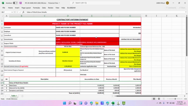 Construction Templets to Record, Monitor and Control Project – Screenshot 1