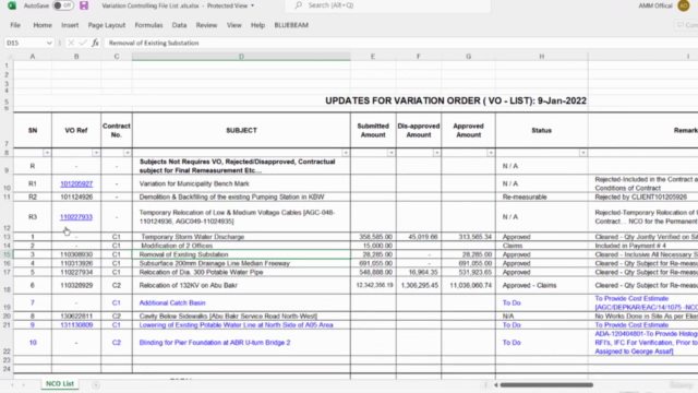 Construction Templets to Record, Monitor and Control Project – Screenshot 3