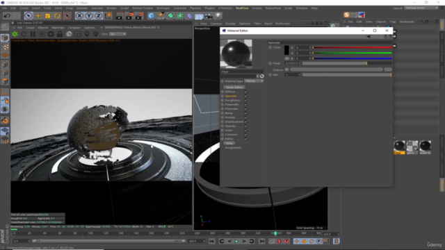 Cinema 4D Workshop : How to create a 3D News Opener – Screenshot 3