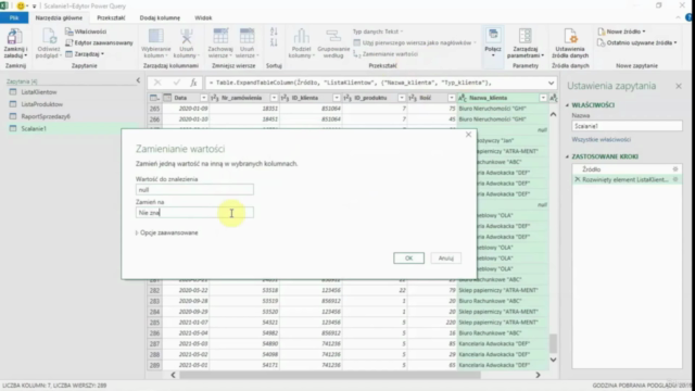 Porządkowanie danych z Power Query – Screenshot 3