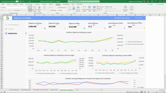 Créez un Dashboard Excel Ultra professionnel ! – Screenshot 4