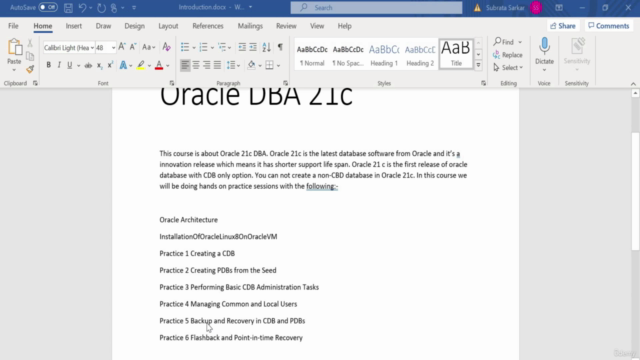 Oracle DBA 21c Database Administration – Screenshot 4