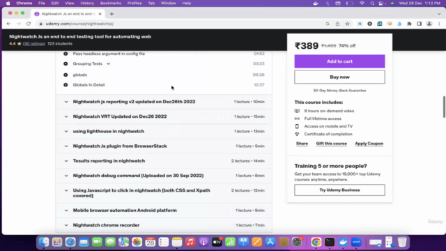 Nightwatch Js an end to end testing tool for automating web – Screenshot 2