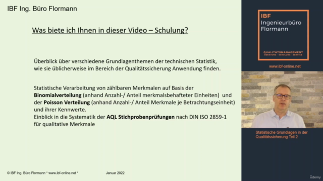 Statistische Grundlagen in der Qualitätssicherung Teil 2 – Screenshot 3