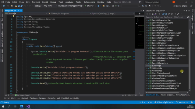 Sıfırdan Full Stack C# .NET Developer Olun! (58+ Saat) – Screenshot 3