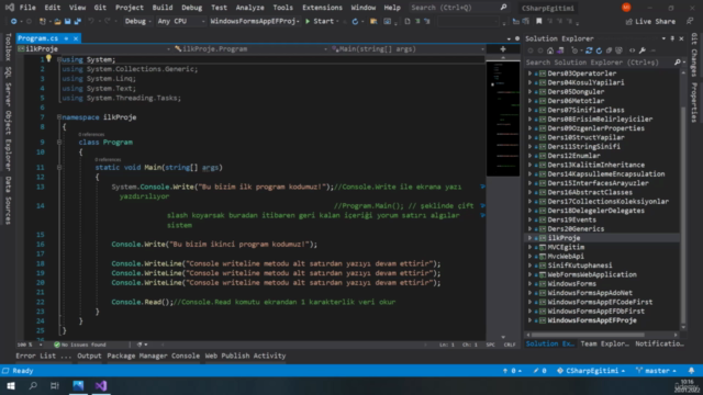 Sıfırdan Full Stack C# .NET Developer Olun! (58+ Saat) – Screenshot 4