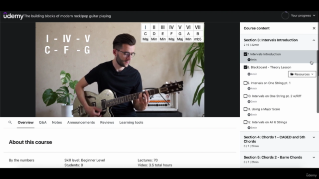 The building blocks of modern Rock/Pop guitar playing – Screenshot 1