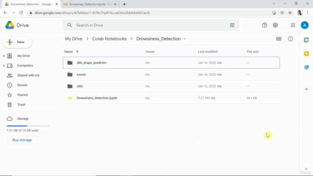 Artificial Intelligence : Drowsiness Detection using DLib – Screenshot 3