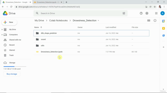 Artificial Intelligence : Drowsiness Detection using DLib – Screenshot 4