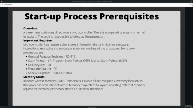 ARM BareMetal Scheduler(RTOS functionality)and device driver – Screenshot 1