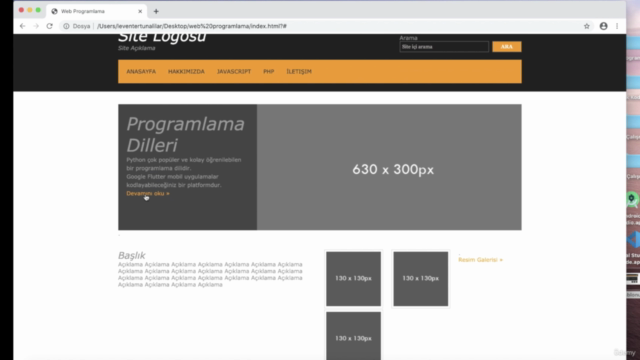 Javascript İle Sıfırdan Web Programlamaya Giriş (Başlangıç) – Screenshot 3