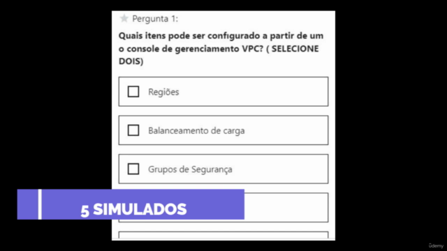 AWS Cloud Practitioner (CLF-C02) - Simulados em Português – Screenshot 1