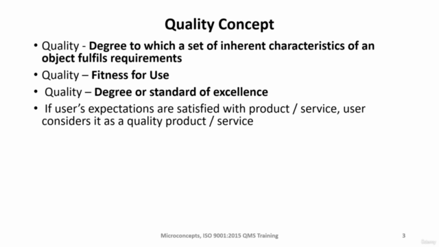 ISO 9001:2015 Clauses Awareness – Screenshot 1