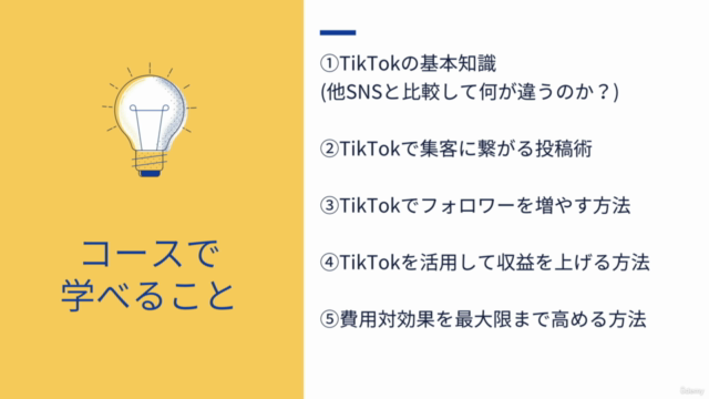 TikTokマーケティング基本講座｜フォロワーを伸ばす投稿術・ビジネス活用方法を学ぶコース - Screenshot_01