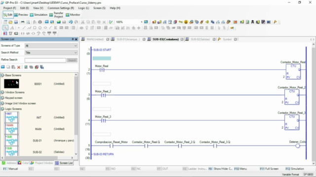Programación en escalera y HMI de 0 a cualquier PLC – Screenshot 3