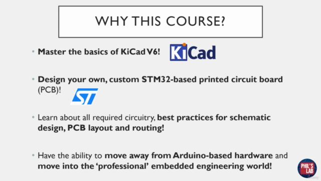 Learn KiCad V6 and STM32 Hardware Design – Screenshot 1