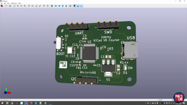 Learn KiCad V6 and STM32 Hardware Design – Screenshot 4