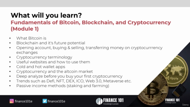 Fundamentals of Blockchain, Bitcoin and Cryptocurrency – Screenshot 4