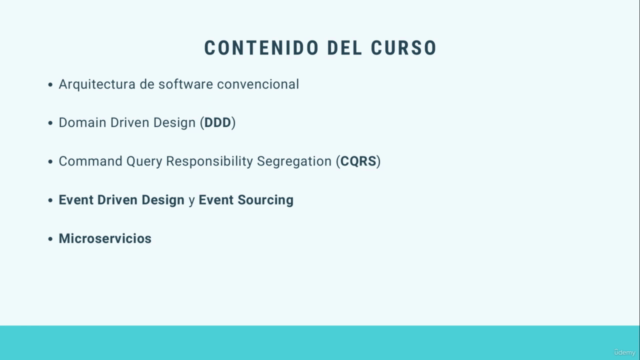 Arquitectura Software Moderna: DDD, Eventos, Microservicios – Screenshot 2