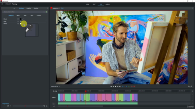 Certificate Course on Video Editing with Lightworks – Screenshot 1