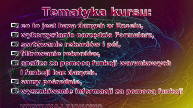 #Bazy #danych w Excelu. – Screenshot 3