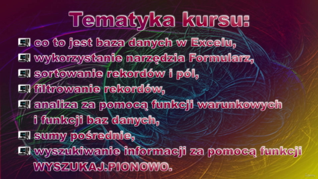 #Bazy #danych w Excelu. – Screenshot 4