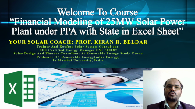 Financial Modeling of 25MW Solar Plant under PPA with State - Screenshot_01