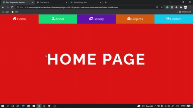Master CSS3 and ReactJs by Developing 3 Projects – Screenshot 1