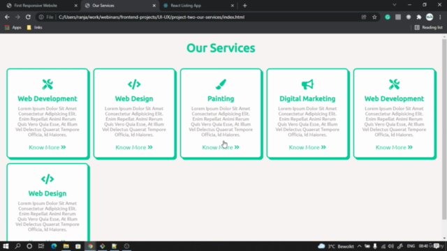 Master CSS3 and ReactJs by Developing 3 Projects – Screenshot 2