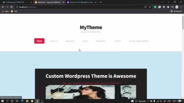 Become a Pro Wordpress Custom Theme Developer - Screenshot_02