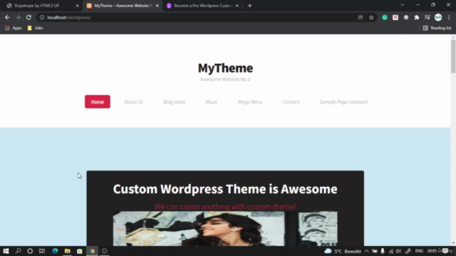 Become a Pro Wordpress Custom Theme Developer - Screenshot_04