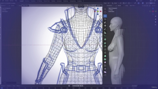 Personagem realista com Blender e Substance Painter – Screenshot 1