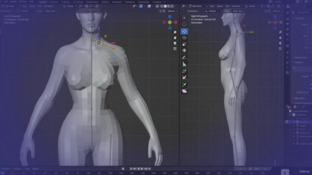 Personagem realista com Blender e Substance Painter – Screenshot 2