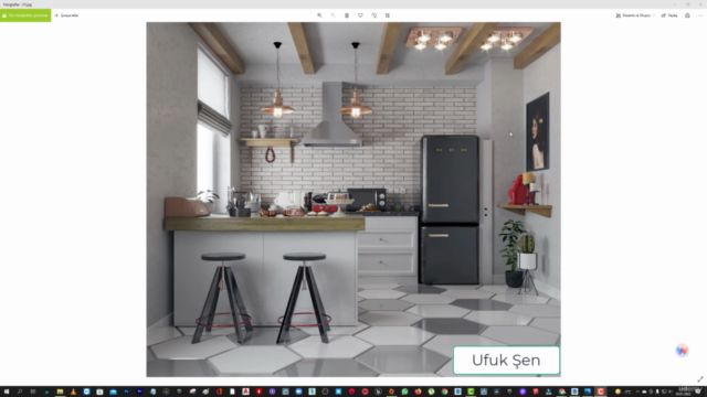 Corona Render Kaliteli Görselleştirme Mutfak Eğitim Seti - Screenshot_01