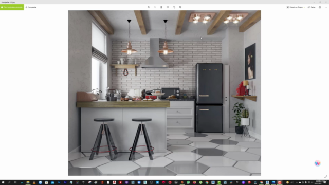Corona Render Kaliteli Görselleştirme Mutfak Eğitim Seti - Screenshot_03