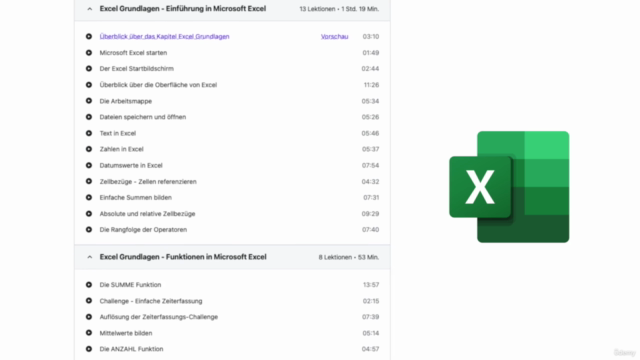 Microsoft Excel Komplettkurs - Vom Einsteiger zum Profi – Screenshot 3