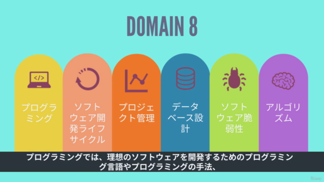 【日本語】初心者から学べるCISSP講座：CISSP Domain8 ビデオ学習　2022年度版 - Screenshot_04